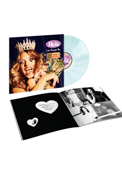the album cover for Hole - Live Through This [RSD Essential - Pop Bottle Clear]