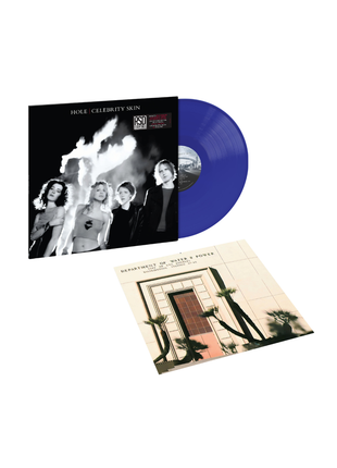the album cover for Hole - Celebrity Skin [RSD Essential - Stolen Water Blue]