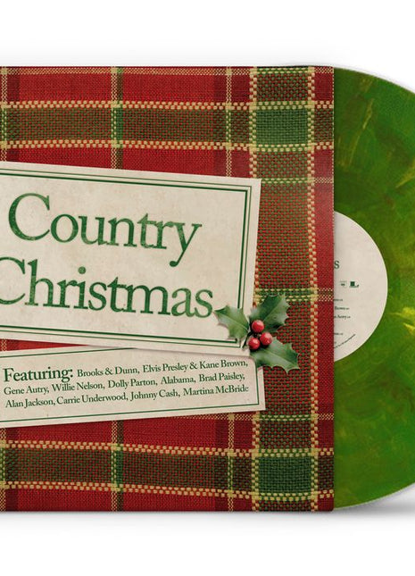 the album cover for Various Artists - Country Christmas [Green]
