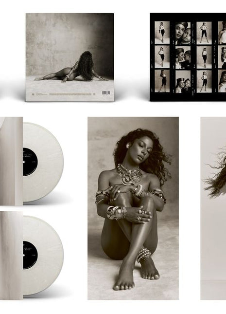 the album cover for Victoria Monét - Frequency of Love [Indie Exclusive Cream Marble]