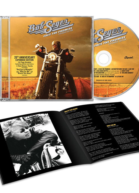 the album cover for Bob Seger - Face The Promise - 20th Anniversary Expanded Edition