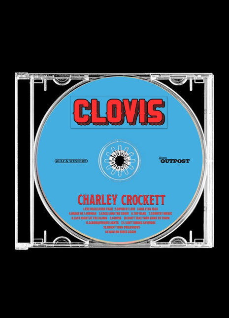 the album cover for Charley Crockett - Clovis [Indie Exclusive Clear Jewel Case]