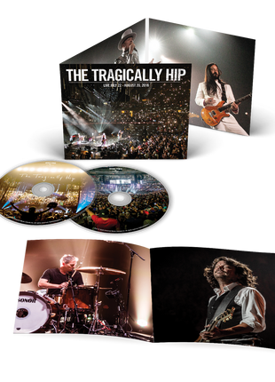 the album cover for The Tragically Hip - Live July 22 - August 20, 2016