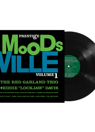 the album cover for The Red Garland Trio & Eddie "Lockjaw" Davis - Moodsville, Volume 1 - Moodsville Acoustic Sounds Series [180g Back - Stoughton tip-on jacket and OBI]
