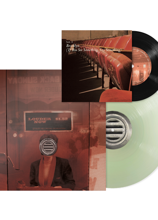 the album cover for Taking Back Sunday - Louder Now - 20th Anniversary [Indie Exclusive Coke Bottle Clear]