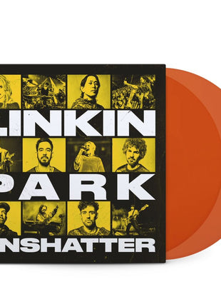 the album cover for Linkin Park - Unshatter Film Soundtrack - Live in Sao Paulo [Indie / D2C Exclusive Translucent Orange]