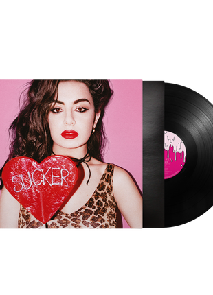 the album cover for Charli xcx - Sucker