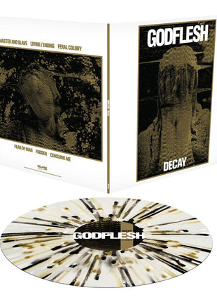 the album cover for Godflesh - Decay [Orchard Indie Exclusive Clear Splatter]