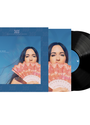 the album cover for Kacey Musgraves - Golden Hour (Definitive Sound Series) [Indie Exclusive Numbered 180 Gram]