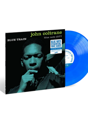 the album cover for John Coltrane - Blue Train (Blue Note Essential Vinyl Series)