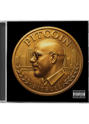 the album cover for Pitbull - Pitcoin