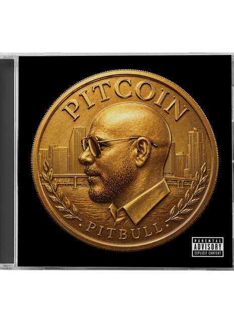 the album cover for Pitbull - Pitcoin
