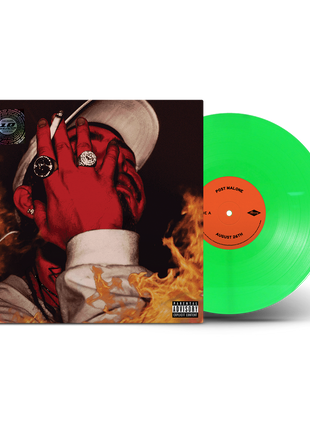 the album cover for Post Malone - August 26 [Indie Exclusive Spring Leaf Green]