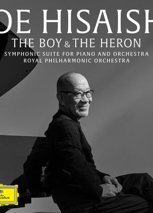 the album cover for Joe Hisaishi / Royal Philharmonic Orchestra - The Boy & The Heron: Symphonic Suite for Piano and Orchestra