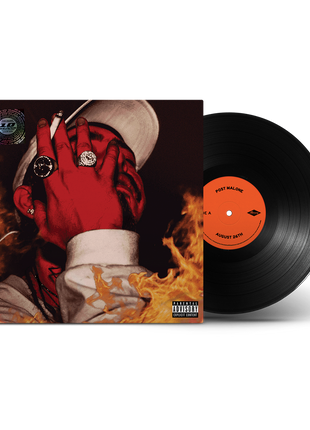 the album cover for Post Malone - August 26 [Black]
