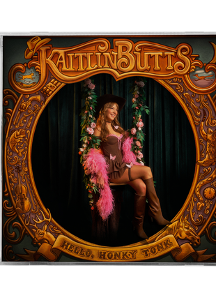 the album cover for Kaitlin Butts - Hello, Honky Tonk