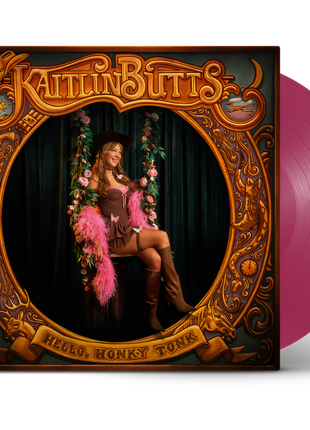 the album cover for Kaitlin Butts - Hello, Honky Tonk [Jamboree Pink]