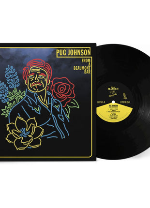 the album cover for Pug Johnson - From a Beaumont Bar