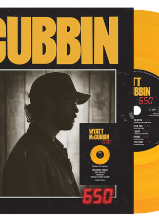 the album cover for Wyatt McCubbin - 650 [Country Yellow]