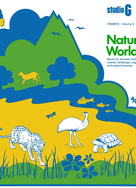 the album cover for Studio G - Nature's World - Jazz Dispensary Series [Multi-colored Splatter]