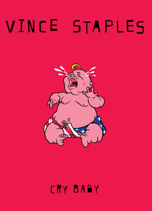 the album cover for Vince Staples - Cry Baby [UK Edition Baby Blue]