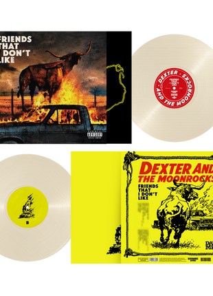 the album cover for Dexter & Moonrocks - Friends That I Don't Like [Cream White]