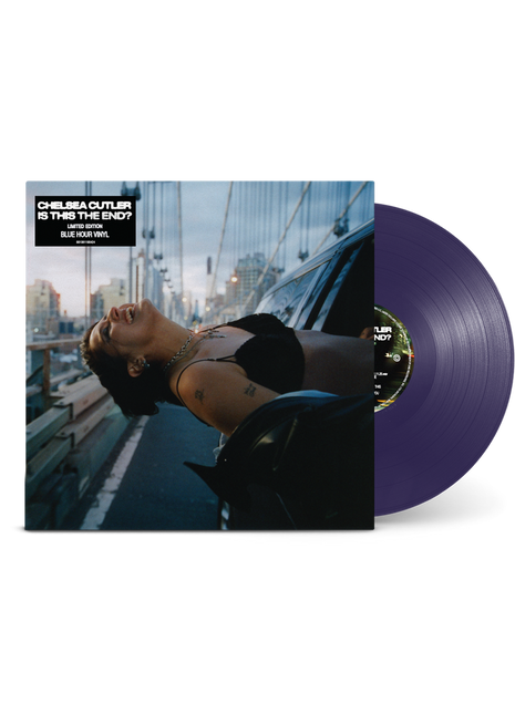 the album cover for Chelsea Cutler - IS THIS THE END? [Blue Hour]