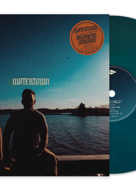 the album cover for Brothers Osborne - Watertown [Dockside Blue]