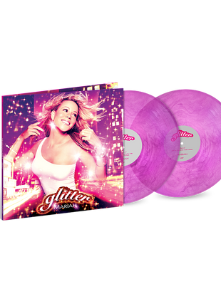 the album cover for Mariah Carey - Glitter - 25th Anniversary [Midnight Purple]