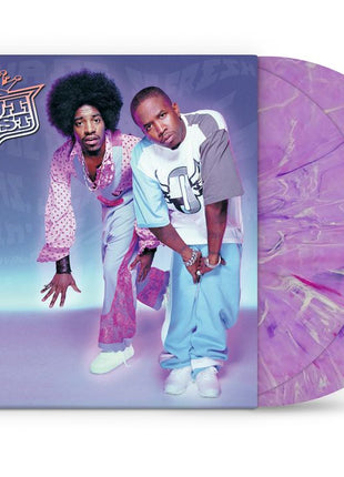 the album cover for Outkast - Big Boi & Dre Present....Outkast [Purple Marbled]