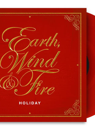 the album cover for Earth, Wind & Fire - Holiday [Translucent Ruby]