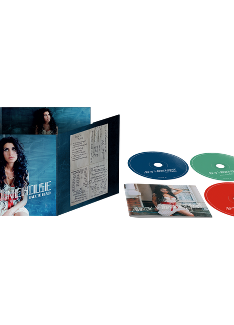 the album cover for Amy Winehouse - Back To Black - 20th Anniversary [Deluxe 3 CD]