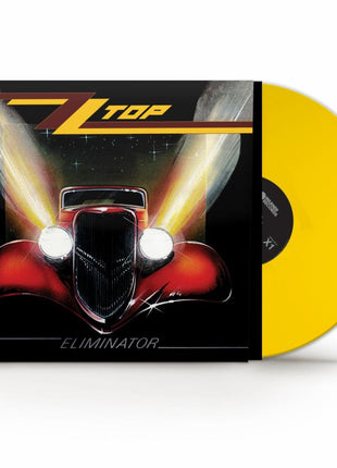 the album cover for ZZ Top - Eliminator [Yellow, Brick & Mortar Exclusive]
