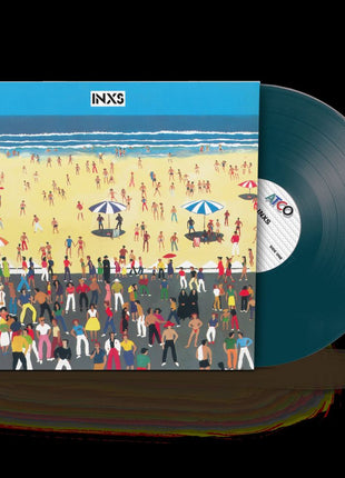 the album cover for INXS - INXS [Sea Blue, Brick & Mortar Exclusive]