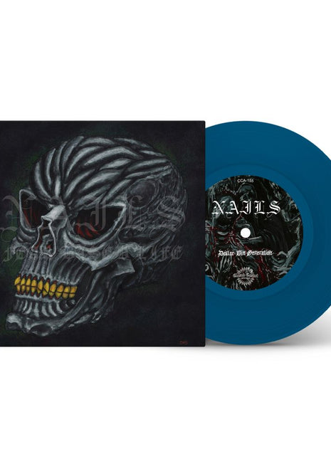 the album cover for Nails - Fear Based Life [Indie Exclusive Sea Blue]