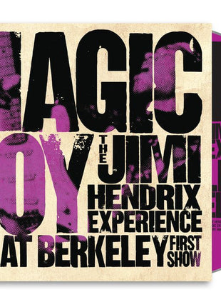 the album cover for Jimi Hendrix Experience - Magic Boy: The Jimi Hendrix Experience Live At