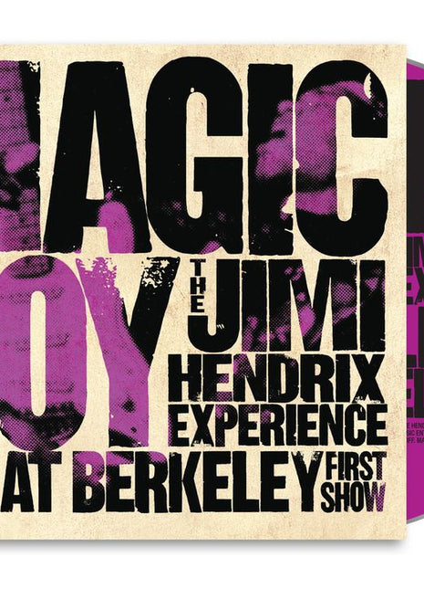 the album cover for Jimi Hendrix Experience - Magic Boy: The Jimi Hendrix Experience Live At