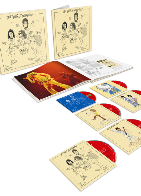 the album cover for The Who - The Who By Numbers - Deluxe Edition [Super Deluxe 5CD + Blu-ray]