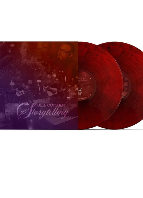 the album cover for Blue October - Storytelling [Indie Exclusive Merlot Smoke]