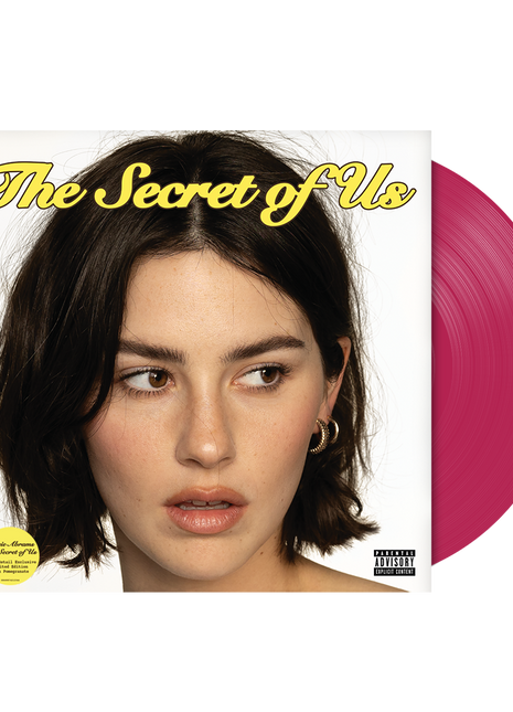 the album cover for Gracie Abrams - The Secret of Us [Indie Exclusive Dark Pomegranate]