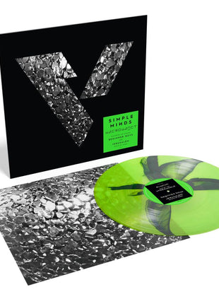 the album cover for Simple Minds - Sacrosanct [Indie Exclusive Green/Black Inkplosion]