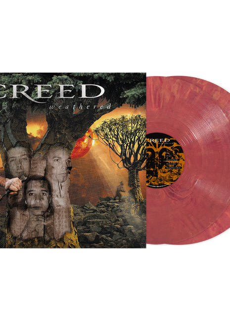 the album cover for Creed - Weathered - Deluxe 25th Anniversary Edition [Indie Exclusive Vinyl Voice Nebula Color]