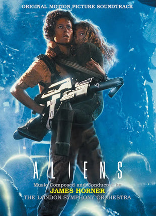 the album cover for James Horner - Aliens - 40th Anniversary Edition [Silver]