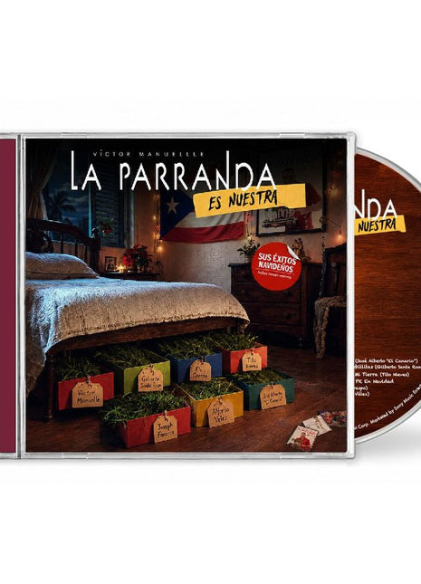 the album cover for Victor Manuelle - La Parranda Es Nuestra