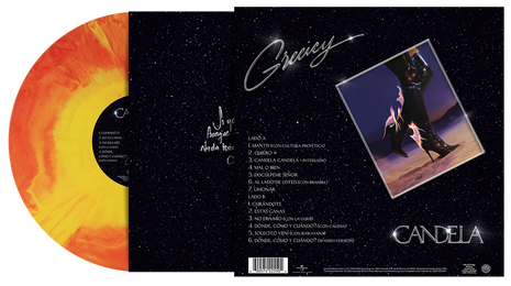 the album cover for Greeicy - CANDELA [Galaxy Fire LP]
