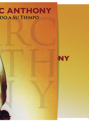 the album cover for Marc Anthony - Todo A Su Tiempo [Red Sunburst LP]