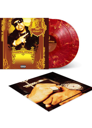 the album cover for Pimp C - Pimpalation - 20th Anniversary [Indie Exclusive Bordeaux Gold]