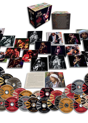 the album cover for Bob Dylan - The Rolling Thunder Revue 1976 (Live Recordings) [39 Discs]