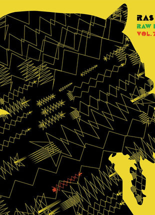 the album cover for Ras G - Raw Fruit Vol. 7 & 8 [Yellowjacket Fleck Splatter]