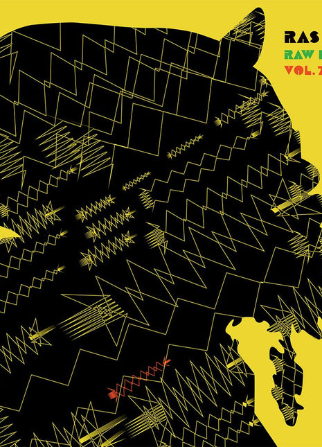 the album cover for Ras G - Raw Fruit Vol. 7 & 8 [Yellowjacket Fleck Splatter]